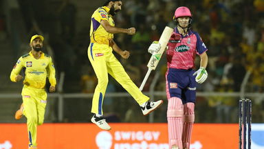 Simarjeet Singh gets the big wicket of Jos Buttler