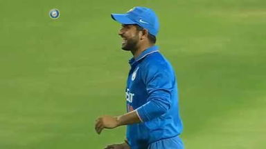 India v SL, 2016: 1st T20I – Suresh Raina's splendid catch
