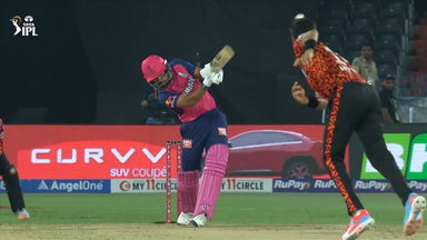 IPL 2025 M02: SRH vs RR - Dhruv Jurel Six