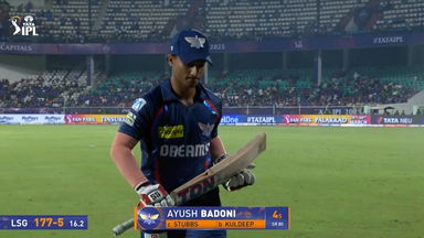IPL 2025 M04: DC vs LSG - Ayush Badoni Wicket