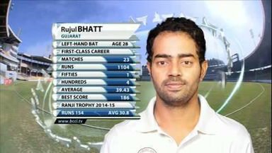 Ranji Trophy 2014-15: GUJ v PUN, R Bhatt's 150