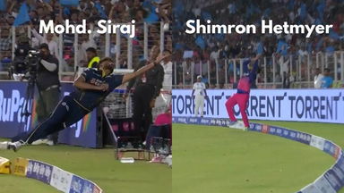 A Tale of Two Chances: Siraj spills, Hetmyer holds on
