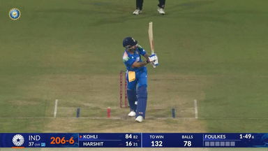 IND vs NZ 2026, 3rd ODI: Virat Kohli Six