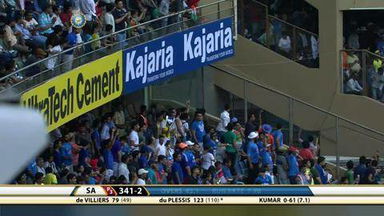 5TH ODI: IND vs SA – Francois du Plessis Six
