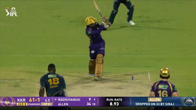 IPL 2026 M60: KKR vs GT - Angkrish Raghuvanshi Six