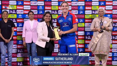 Herbalife Active Catch of the Match: Match 13, Delhi Capitals vs Mumbai Indians, WPL 2025: Annabel Sutherland