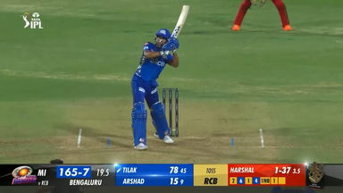 M05: RCB vs MI – Tilak Varma Six