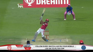 M50: KXIP vs RR – Nicholas Pooran Six