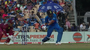 IND vs WI 2019, 1st ODI: Shreyas Iyer Six