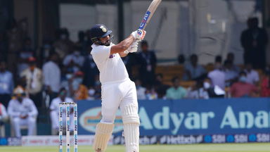 Rohit Sharma's nonchalant pull for SIX