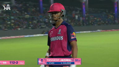 IPL 2025 M32: DC vs RR - Yashasvi Jaiswal Wicket