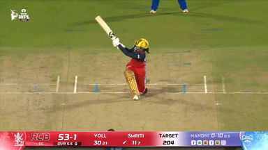 Six: Final, Royal Challengers Bengaluru vs Delhi Capitals, WPL 2026: Smriti Mandhana Six