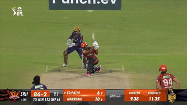 M03: KKR vs SRH – Rahul Tripathi Six