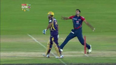 M2: DD vs KKR – Gambhir c Pietersen b Pathan
