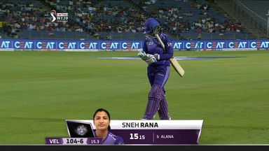Final: Supernovas vs Velocity – Sneh Rana Wicket