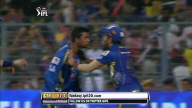 M76: CSK vs MI – Albie Morkel Wicket