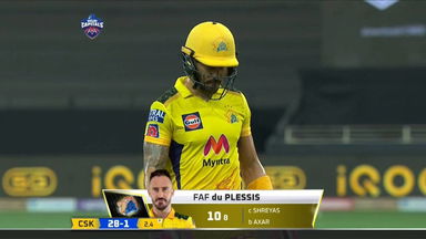 M50: DC vs CSK – Faf du Plessis Wicket