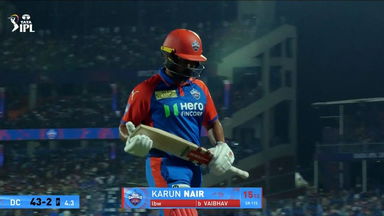 IPL 2025 M48: DC vs KKR - Karun Nair Wicket