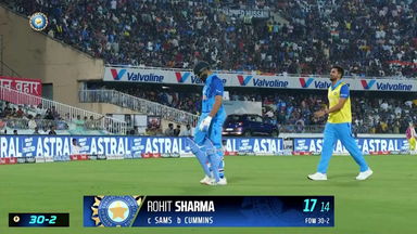 IND vs AUS 2022, 3RD T20I:  Rohit Sharma Wicket