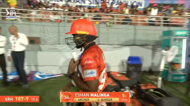 IPL 2026 Eliminator: SRH vs RR - Eshan Malinga Wicket