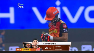 M55: SRH vs MI – Priyam Garg Wicket