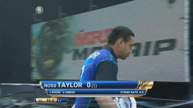 IND vs NZ 2016, 1st ODI: Ross Taylor  Wicket