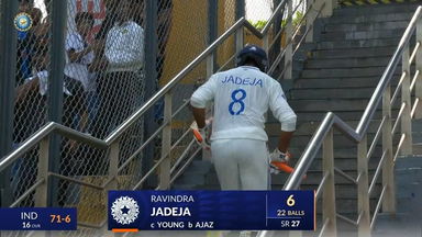 IND vs NZ 2024, 3rd Test: Ravindra Jadeja Wicket