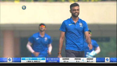 Deodhar Trophy 2019-20, IND A vs IND B: Fall of wickets