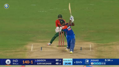 IND vs BAN 2024, 3rd T20I: Sanju Samson Six