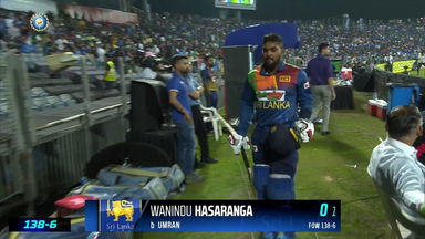 IND vs SL 2023, 2ND T20I: Wanindu Hasaranga  Wicket
