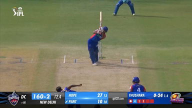M43: DC vs MI – Rishabh Pant Six