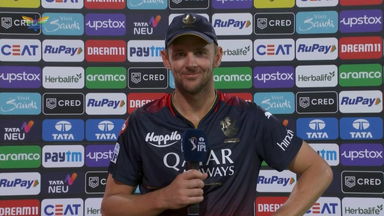 M43: LSG vs RCB – Josh Hazlewood Interview