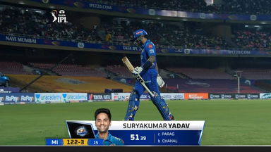 M44: RR vs MI – Suryakumar Yadav Wicket