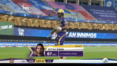 M49: CSK vs KKR – Nitish Rana Wicket