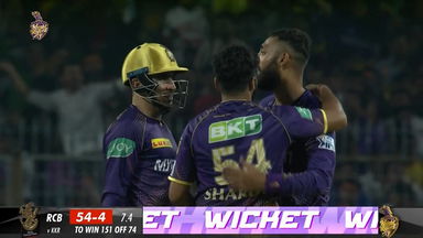 M09: KKR vs RCB – Fall of Wickets