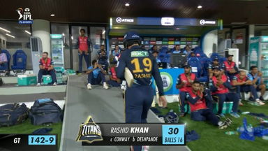 Q1: GT vs CSK – Rashid Khan Wicket