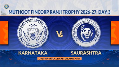 Ranji Trophy 2026-27, KSCA vs SCA, Day 3: Match Highlights