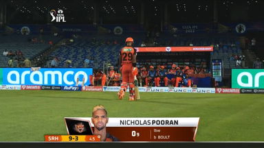 M05: SRH vs RR – Nicholas Pooran Wicket