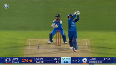 IND vs AFG 2026, 1st ODI: Azmatullah Omarzai Six