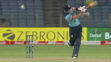 IND vs ENG 2021, 2nd ODI : Liam Livingstone Six