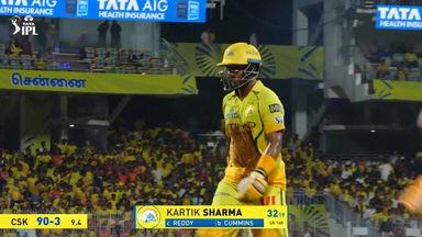IPL 2026 M63: CSK vs SRH - Kartik Sharma Wicket