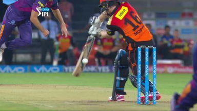 M22: SRH vs RPS – Eoin Morgan Wicket