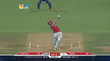 M51: MI vs KXIP – Martin Guptill Six