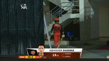 M12: SRH vs LSG – Abhishek Sharma Wicket