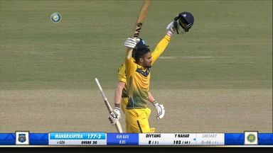 Yash Nahar's superb 103* (68)