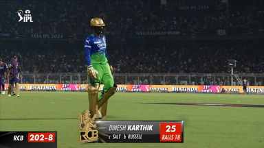 M36: KKR vs RCB – Dinesh Karthik Wicket