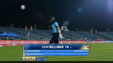IND vs ENG 2021, 1st ODI : Sam Billings Wicket