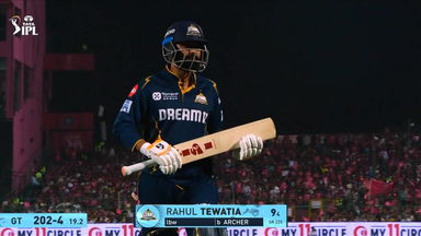 IPL 2025 M47: RR vs GT - Rahul Tewatia Wicket
