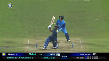 IND vs SL 2023, 2ND T20I: Charith Asalanka  Six