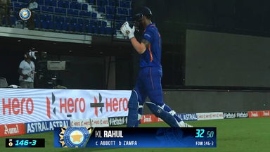 IND vs AUS 2023, 3RD ODI:  K L Rahul  Wicket